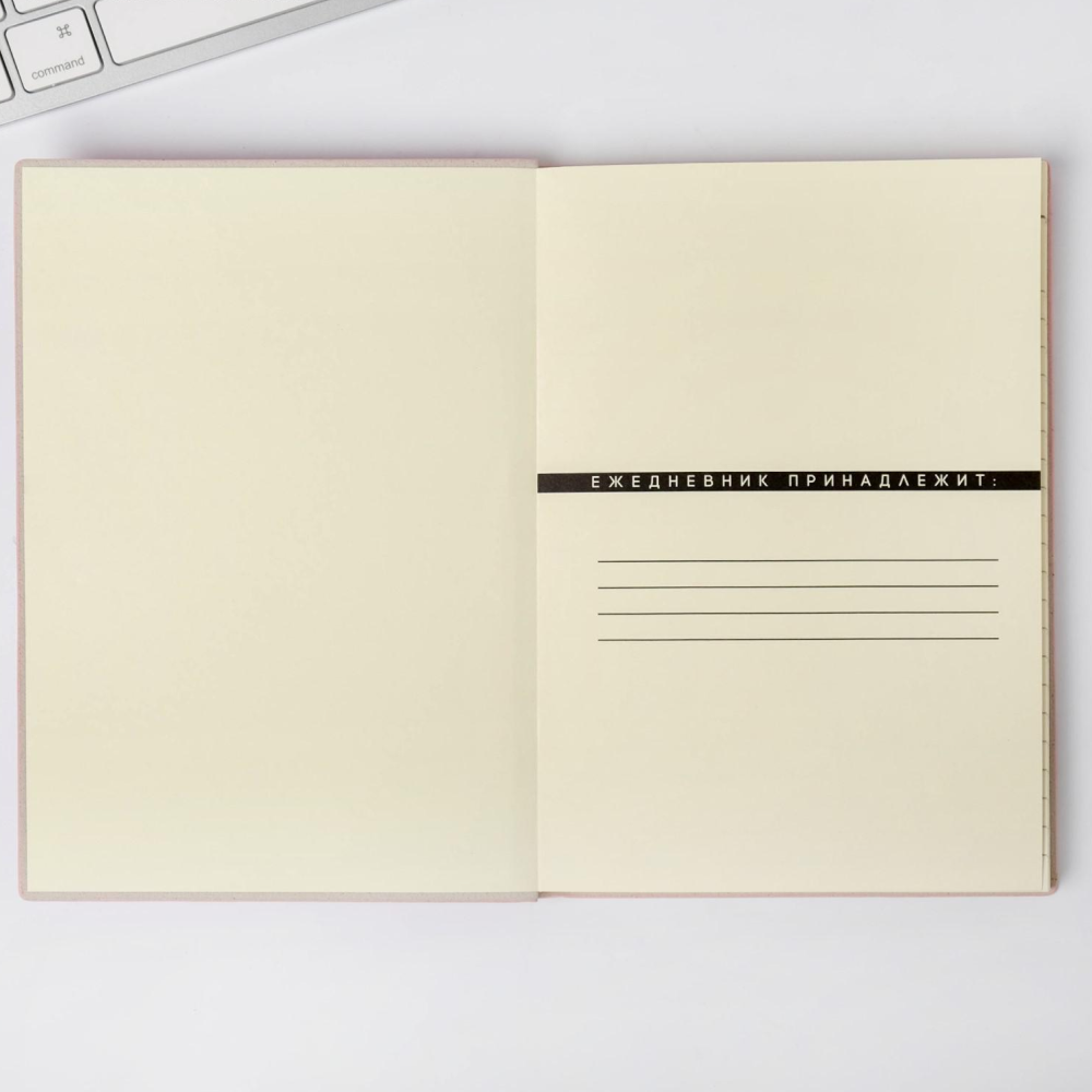 Ежедневник недатированный "I am a mermaid", А5, 192 страницы, розовый - 5