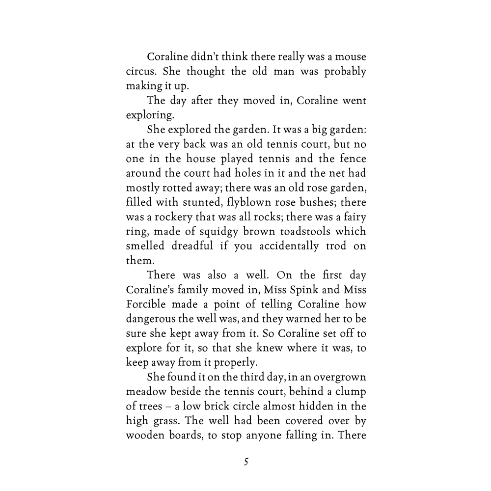 Книга на английском языке "Coraline", Neil Gaiman, Chris Riddell - 5