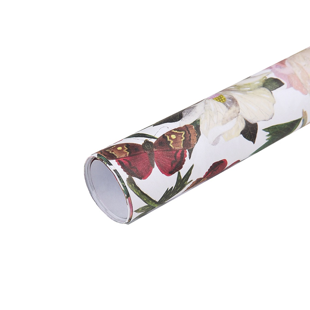 Бумага декоративная в рулоне "Flora. Пионы", 1 x 0,7 м