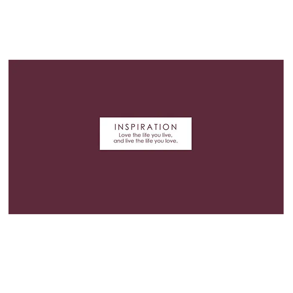 Планинг недатированный "Classic. Maroon", 172x97x8 мм, 64 листа, бордовый