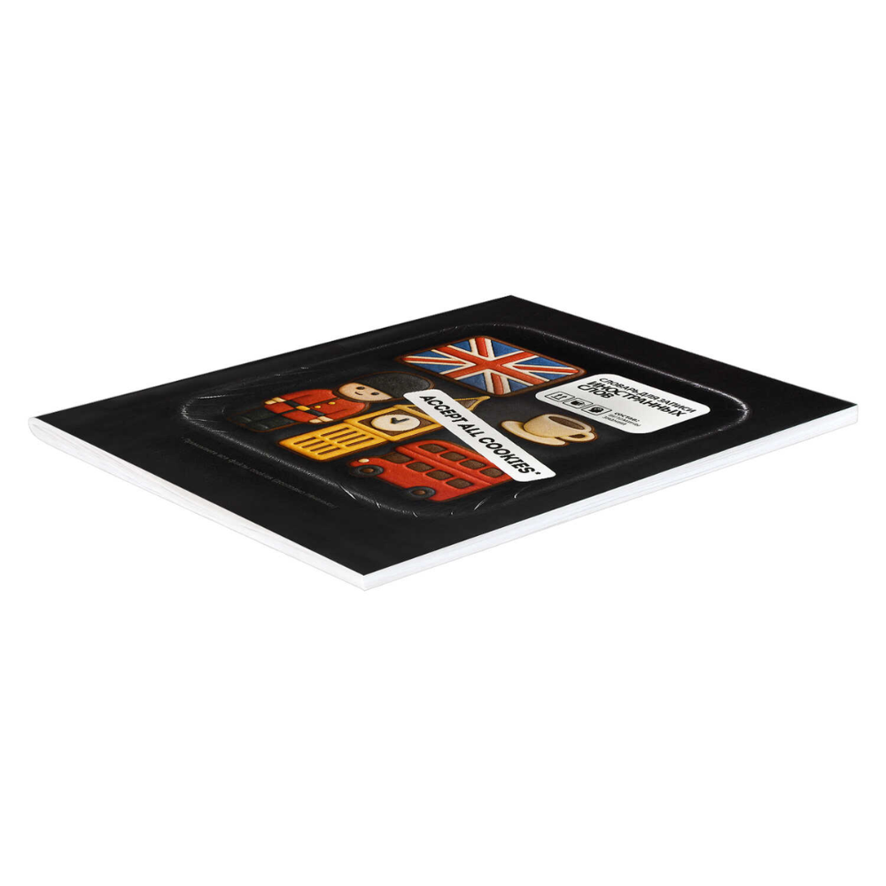 Тетрадь для записи иностранных слов  "Фразы с характером", А5, 48 листов, черный