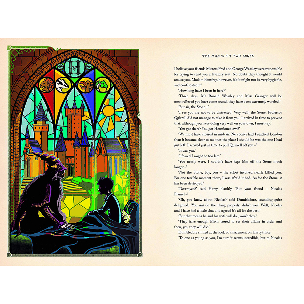 Книга на английском языке "Harry Potter and the Philosopher`s Stone: MinaLima Ed HB", Rowling J.K.  - 8