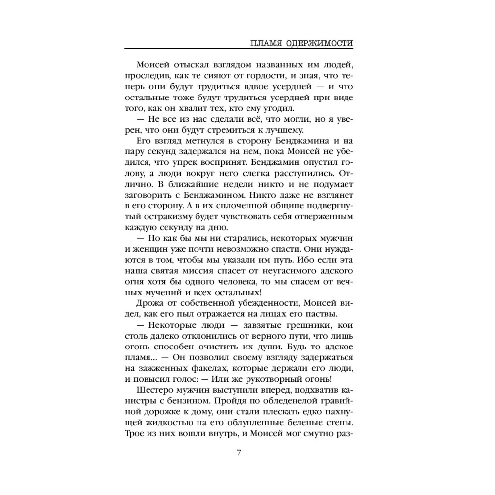 Книга "Пламя одержимости", Омер М. - 8