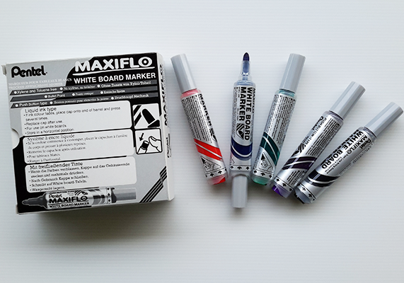 #13. Маркеры для доски Maxiflo от Pentel