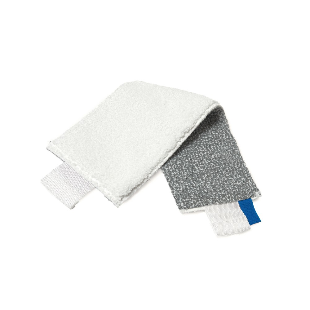 Насадка для плоской швабры комбинированная двусторонняя, 40 см, языки Q