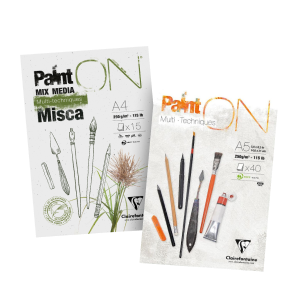 Скидка 25% на блоки  Paint ON Clairefontaine