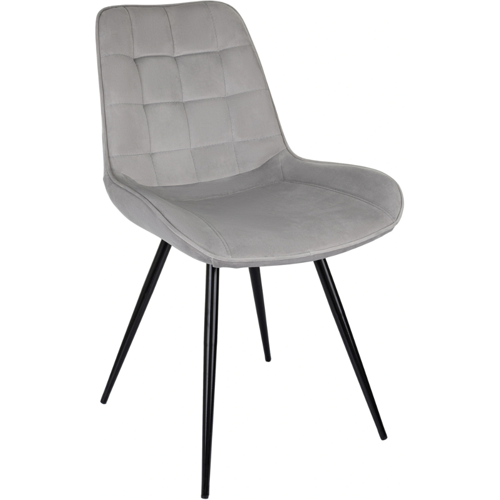 Стул Бюрократ "CH-K2", ткань, светло-серый, металл