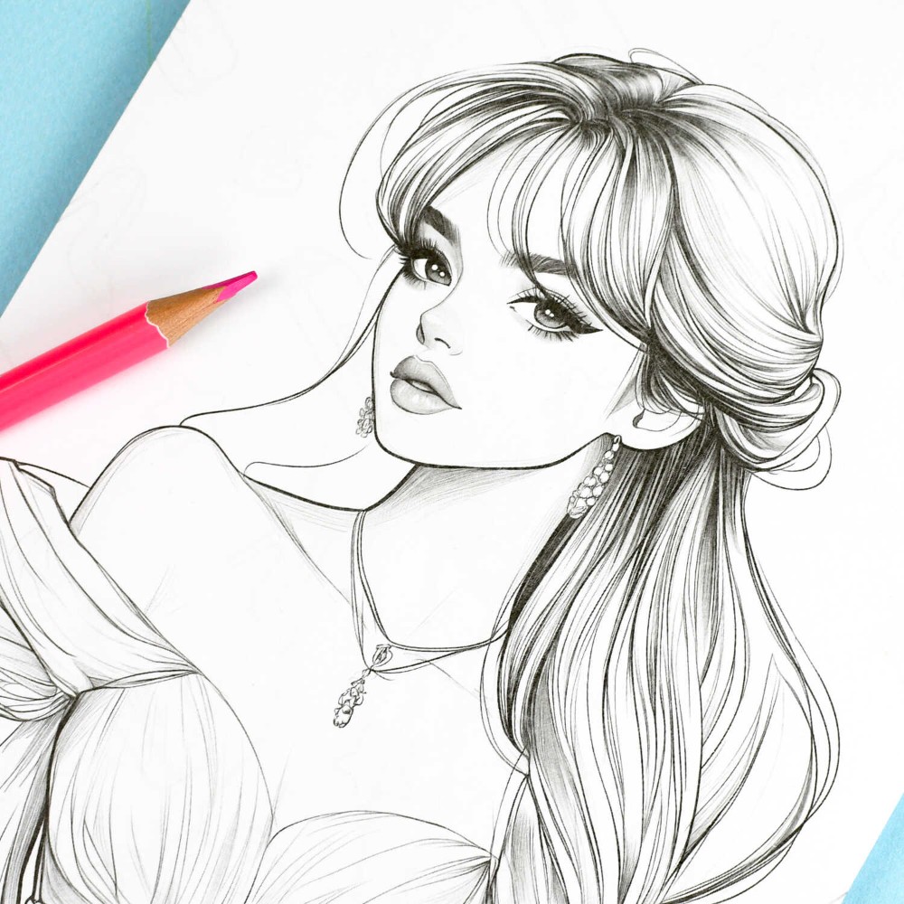 Раскраска "Создай образ. Вечерние платья" - 3