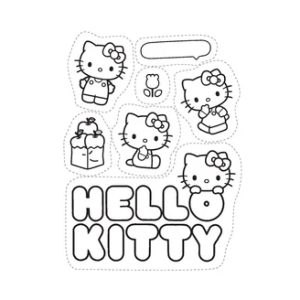 Блокнот "Hello Kitty: стикербук"