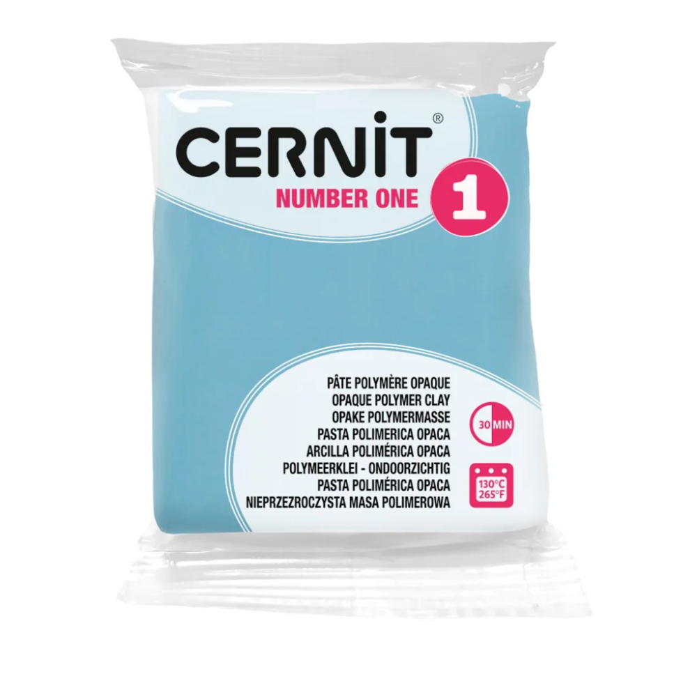Полимерная глина "Cernit № 1 (Number One)", 56 г, 200 голубой