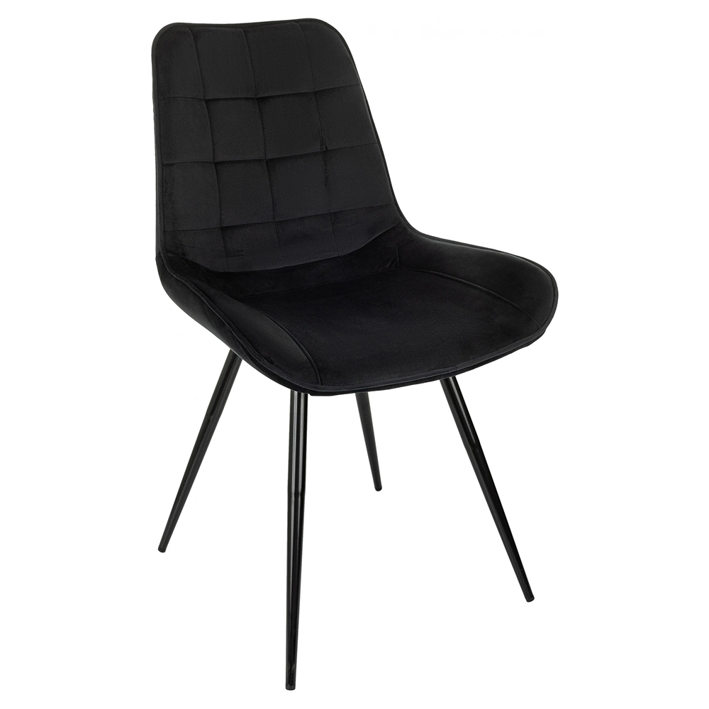 Стул Бюрократ "CH-K2_4", ткань, черный, металл, комплект 4 штуки