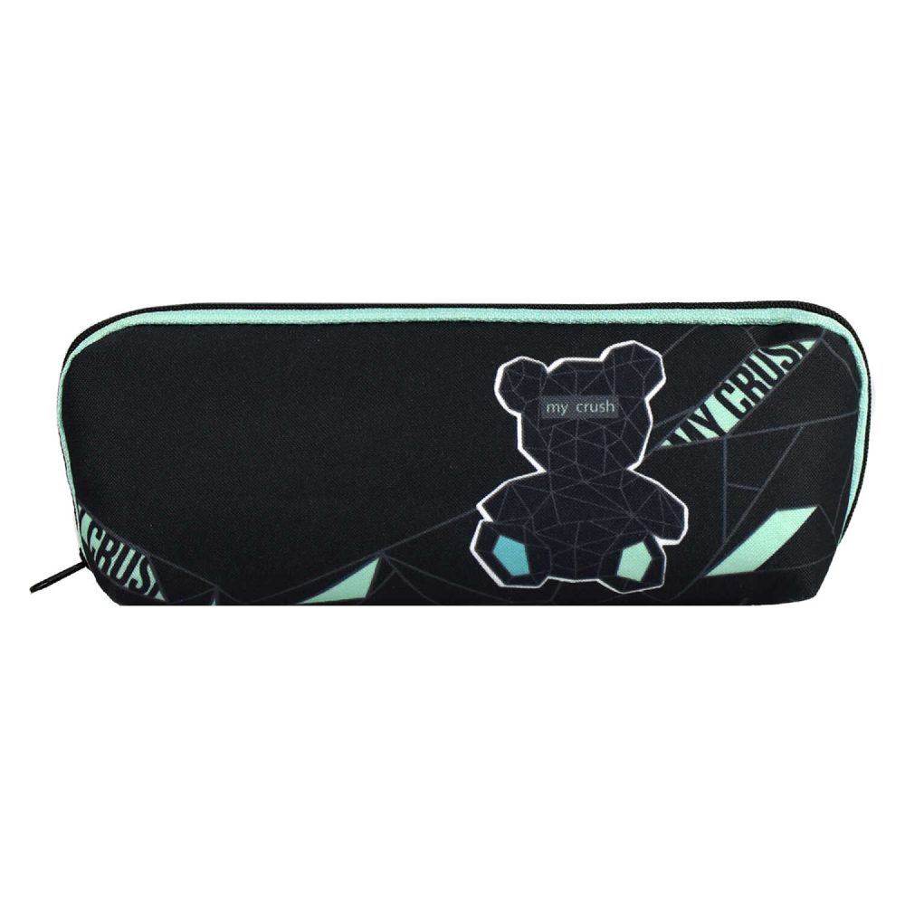 Пенал Феникс+ "Мишка My Crush" 1 отделение, черный - 4