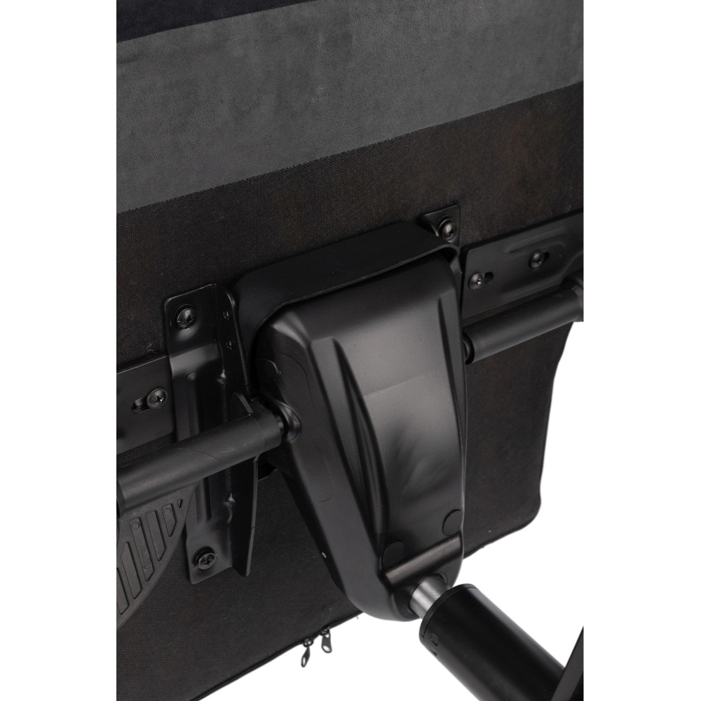 Кресло компьютерное Бюрократ A4Tech Bloody GC-680, искусственная замша, черный, серый, металл - 16