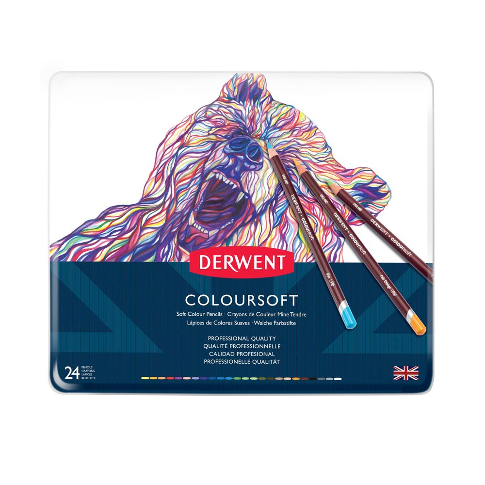 Набор цветных карандашей "Coloursoft", 24 цвета