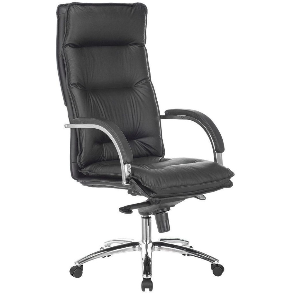 Кресло для руководителя Бюрократ T-9927SL, кожа, черный