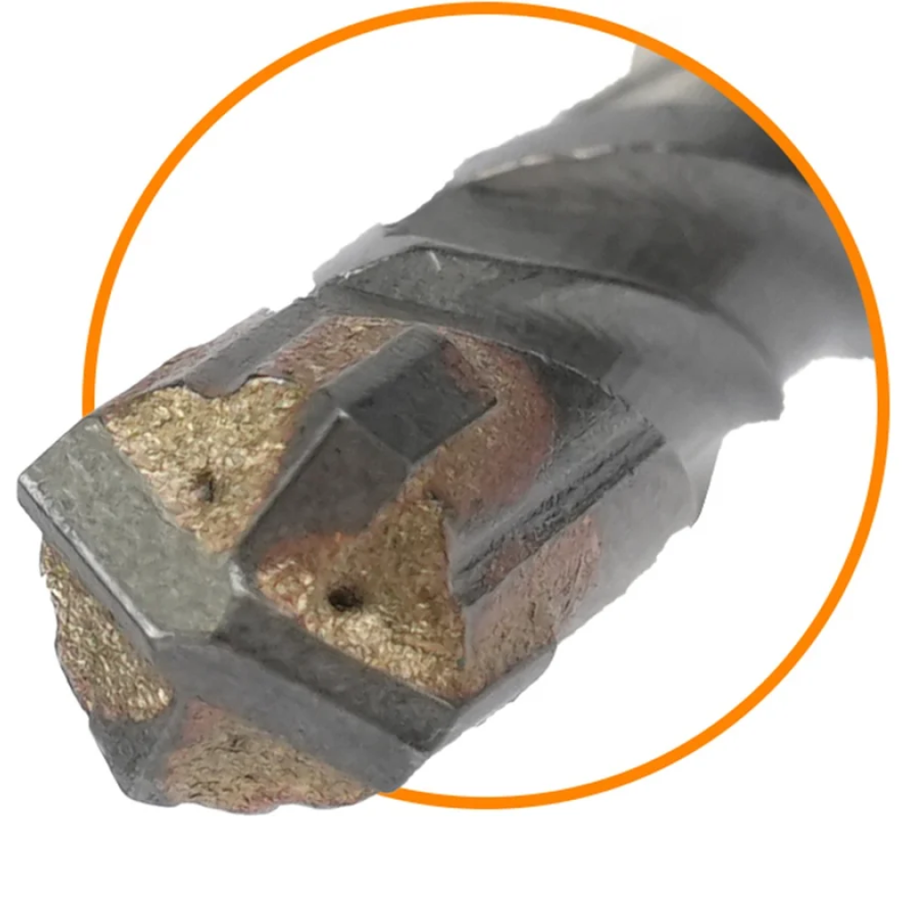 Бур по бетону Deli YS EDH-YCZ16016-E1, 16 x160 мм, X-Tip, SDS-PLUS - 4