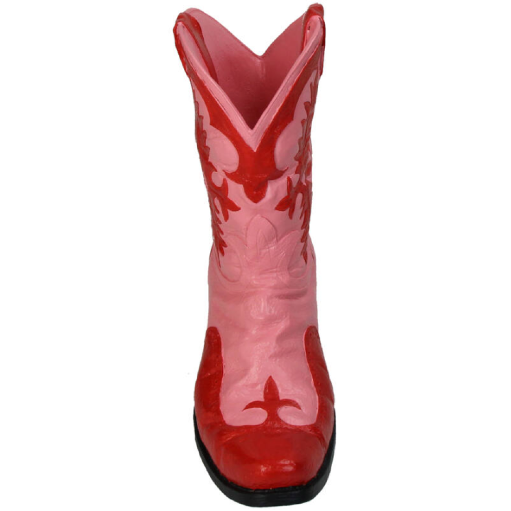 Ваза "Cowboy Boot", полирезина, красный