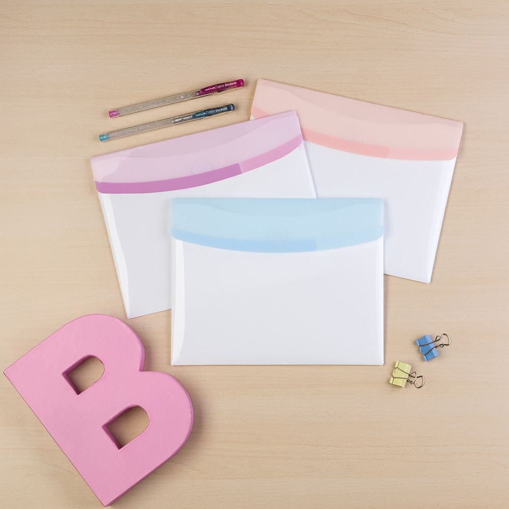 Папка-конверт на липучке "Color Dream", А4, ассорти - 4