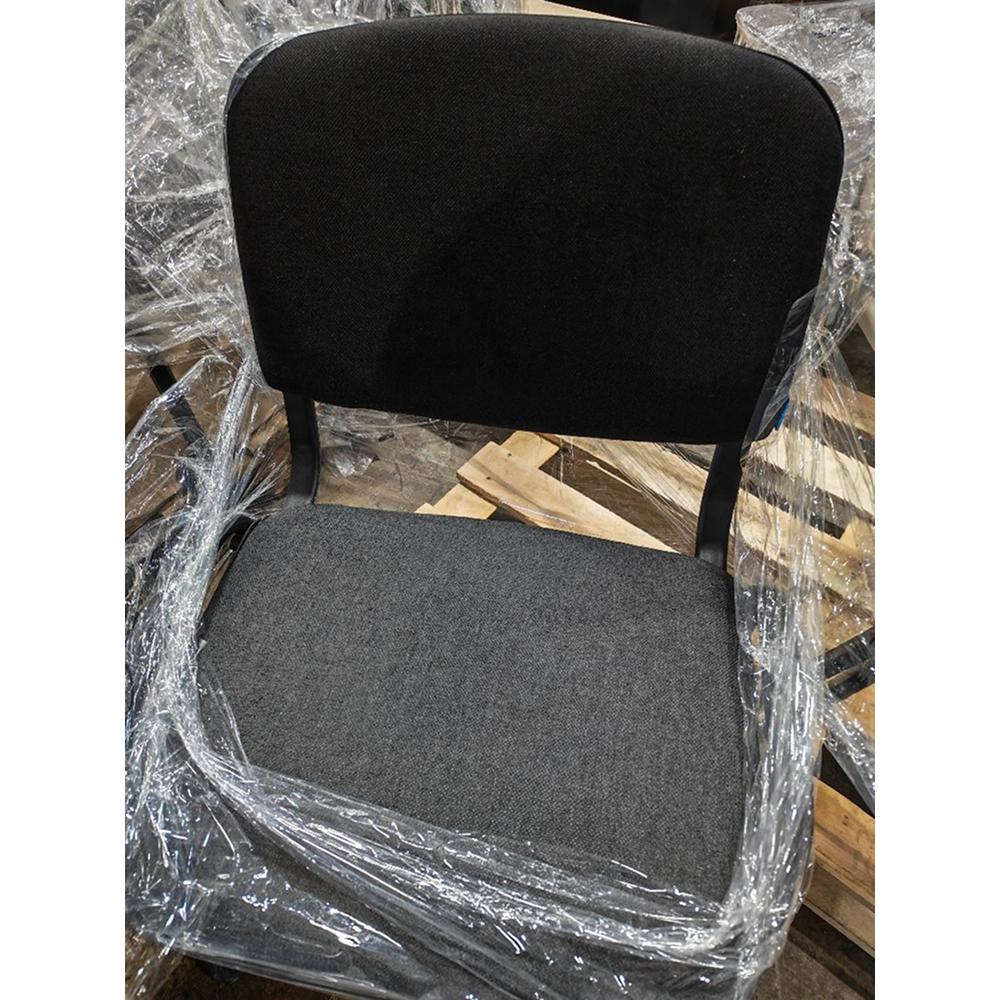 Стул для посетителей UTFC "ИЗО CH C-11", ткань, металл, черный, -50% - 3