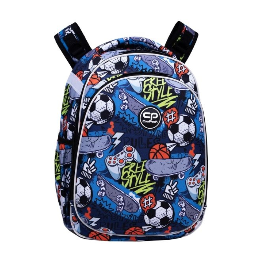 Рюкзак молодежный CoolPack "Hobby", разноцветный