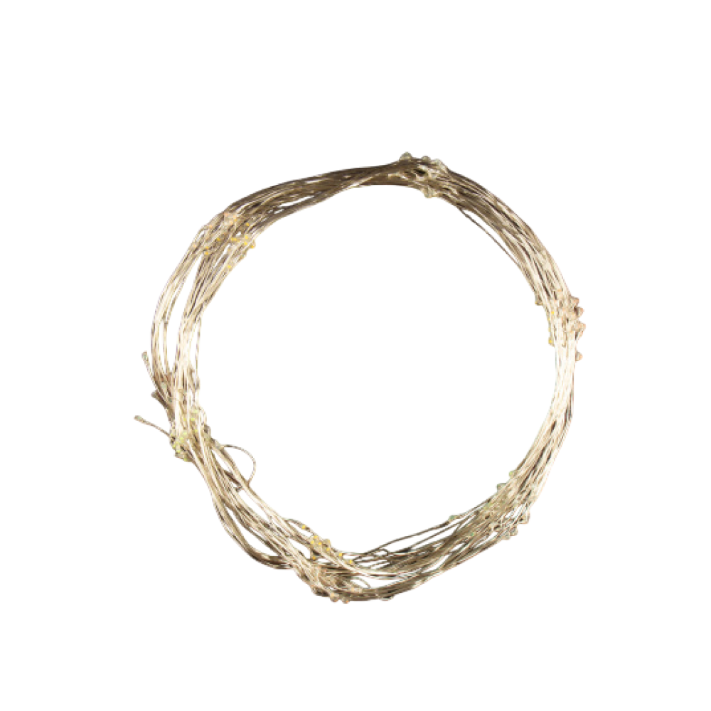 Гирлянда электрическая LED "Нить. Хвост Роса", мультиколор