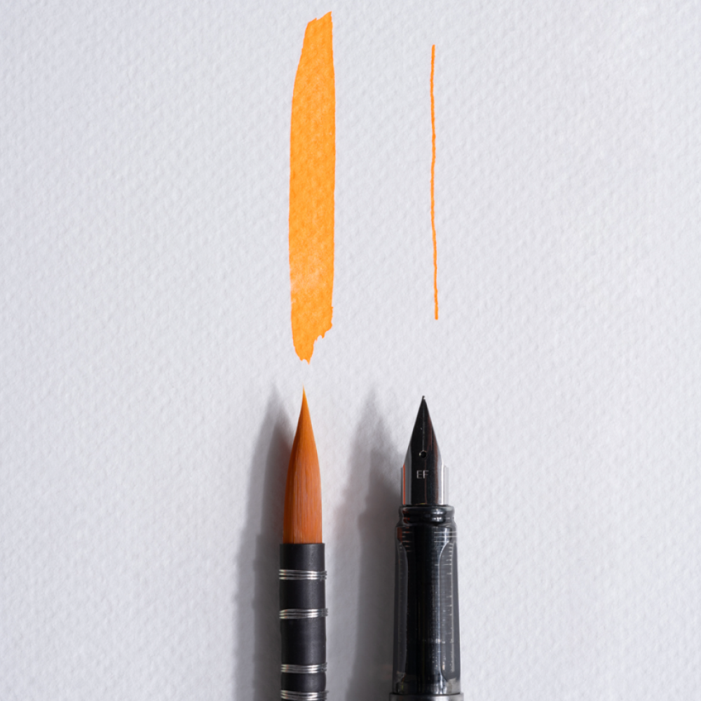 Чернила для рисования и каллиграфии "Малевичъ", неоновые, 15 мл, оранжевый - 3