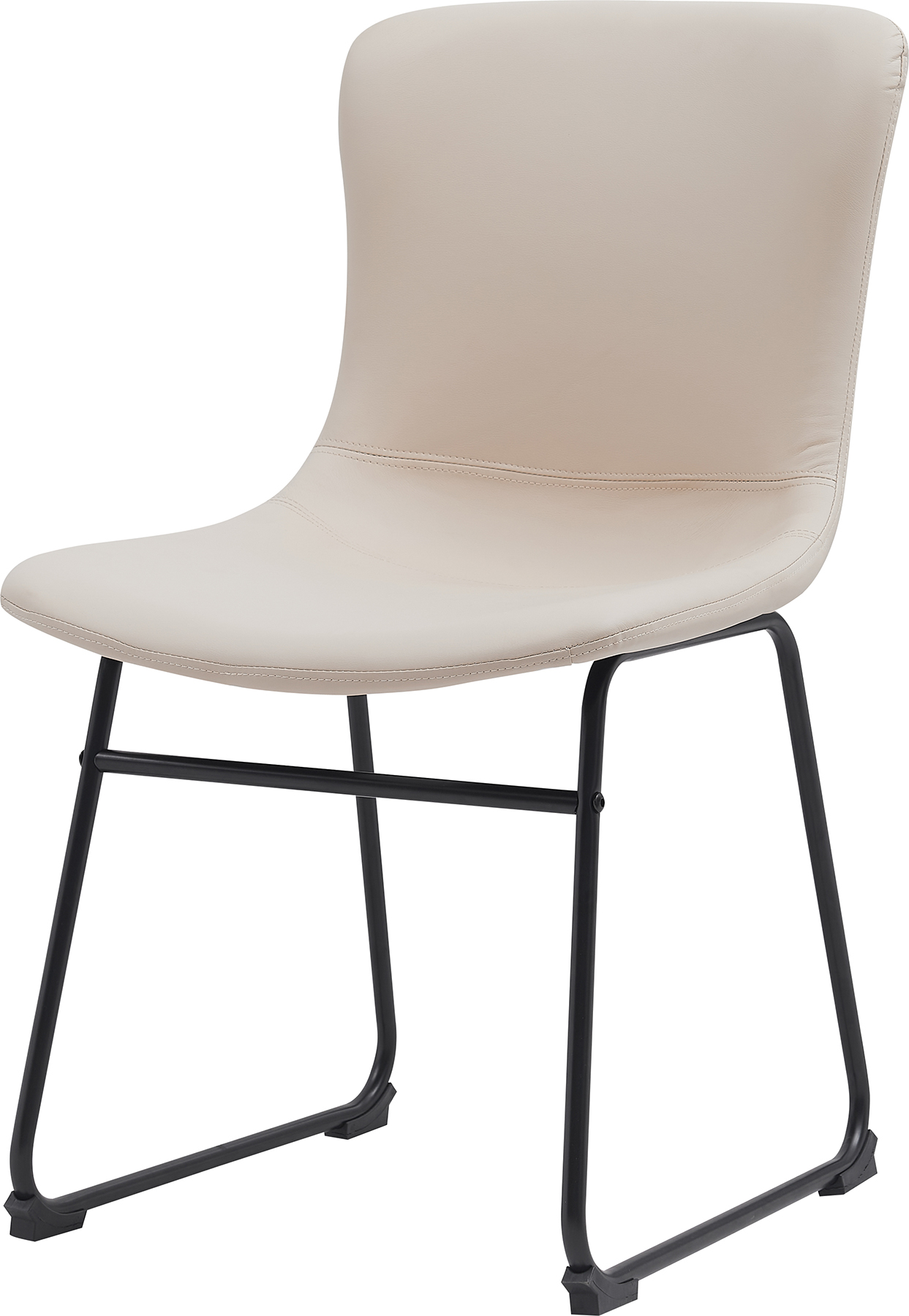 Кресло д/посетителей EVERPROF Expo CF экокожа, бежевый  - 6