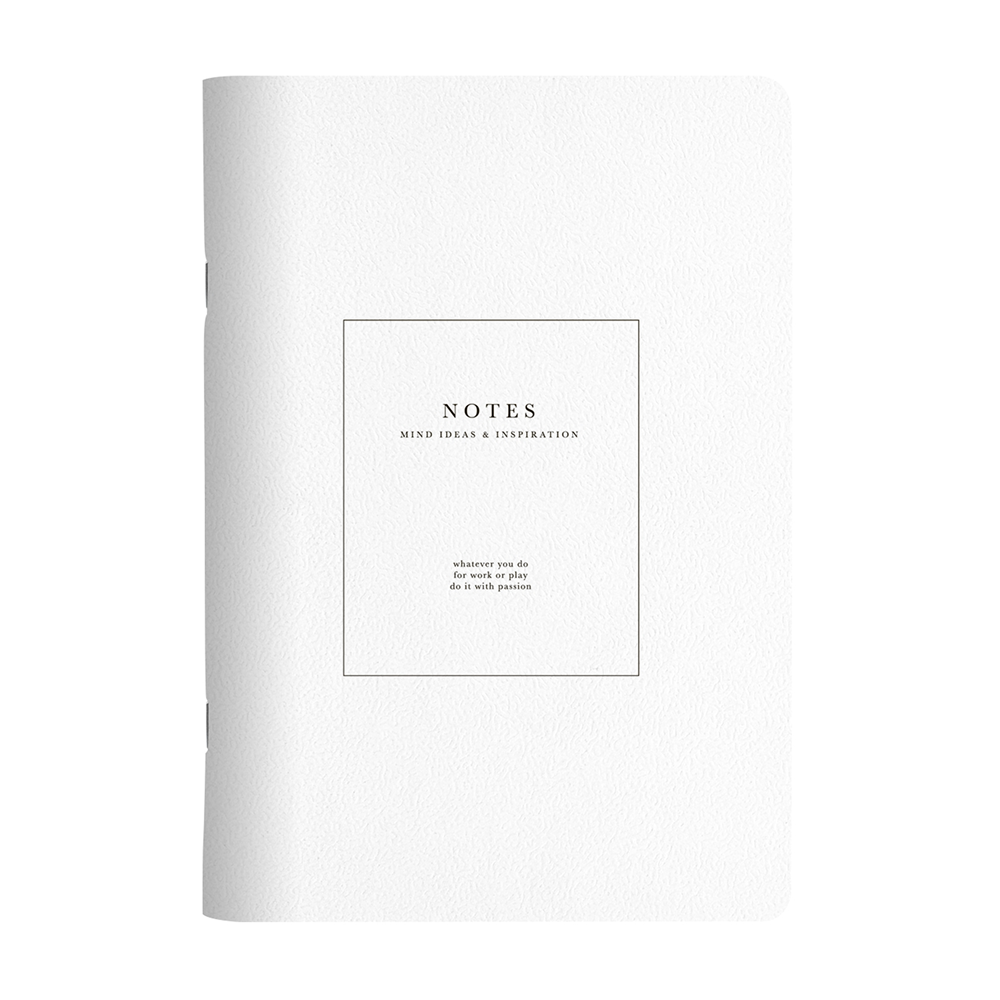 Тетрадь "Notes", A5, 48 листов, клетка, скоба сбоку, черный