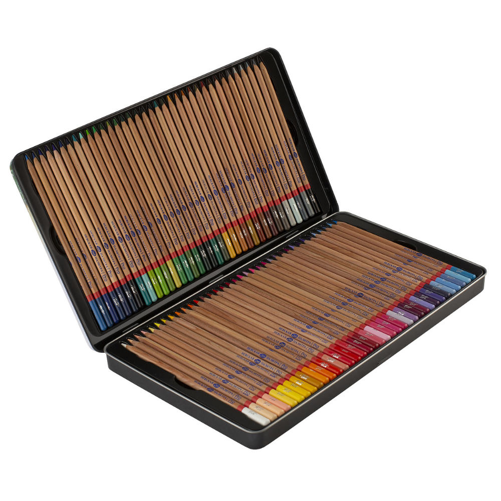 Цветные карандаши "Мастер-Класс", в жестяном пенале, 72 цвета