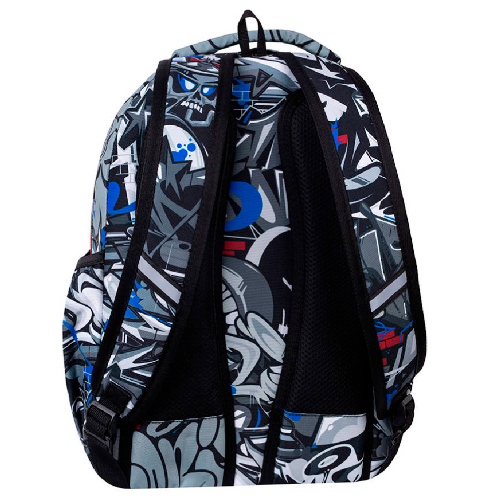 Рюкзак школьный Coolpack "Street art", черный, белый - 3