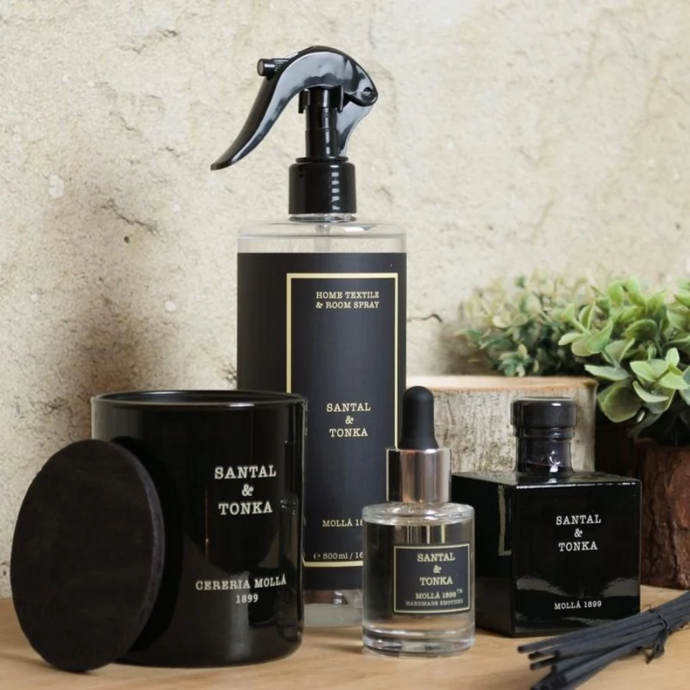 Свеча ароматическая CERERIA MOLLA "Santal & Tonka", 230 гр., подарочная упаковка