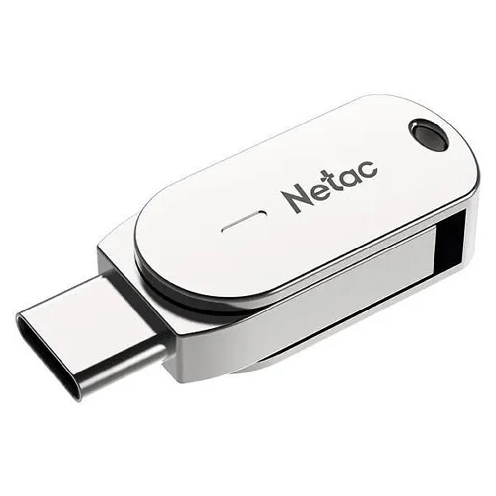 Карта памяти Netac USB Flash 3.2 + TypeC Dual, 32 Gb U785C, алюминиевый сплав - 3