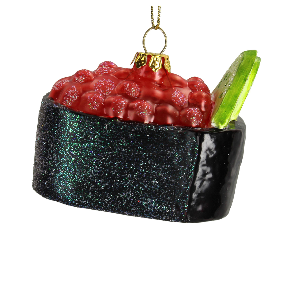 Украшение елочное Kersten "Суши" 7 см, стекло, разноцветный