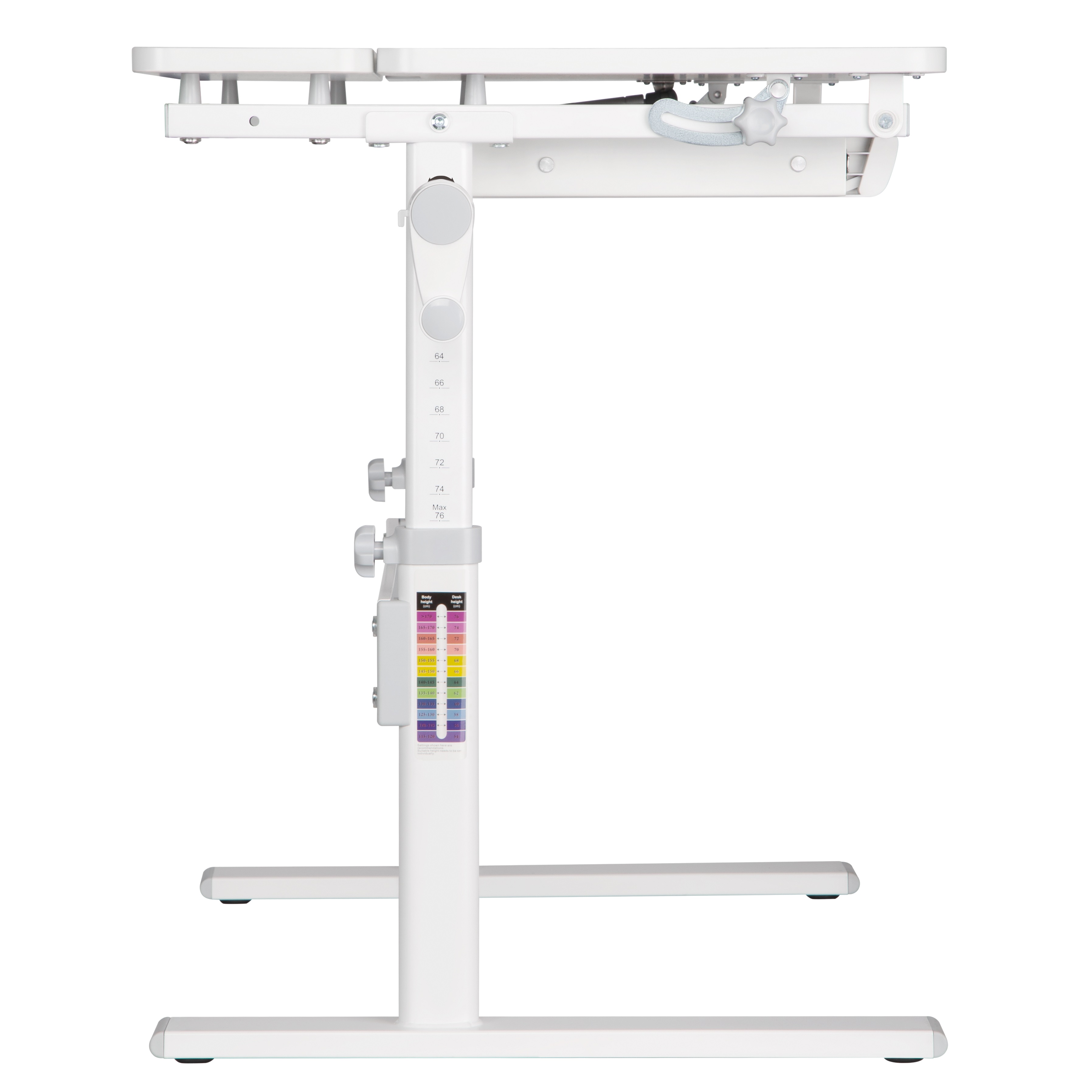 Стол Ergosmart E603 GREY, 1000х600х(540-760) мм - 5