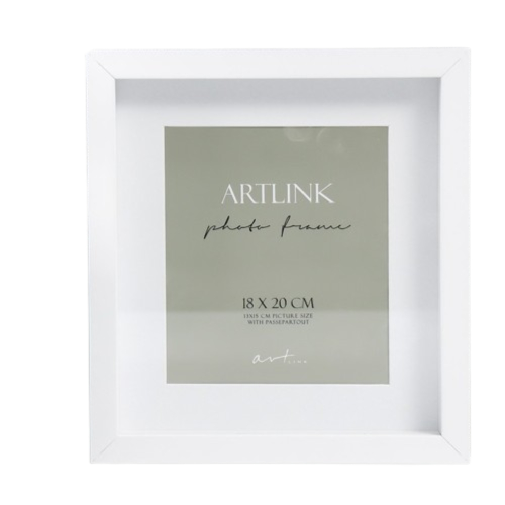 Фоторамка "Viola", 18x20 см, МДФ, белый