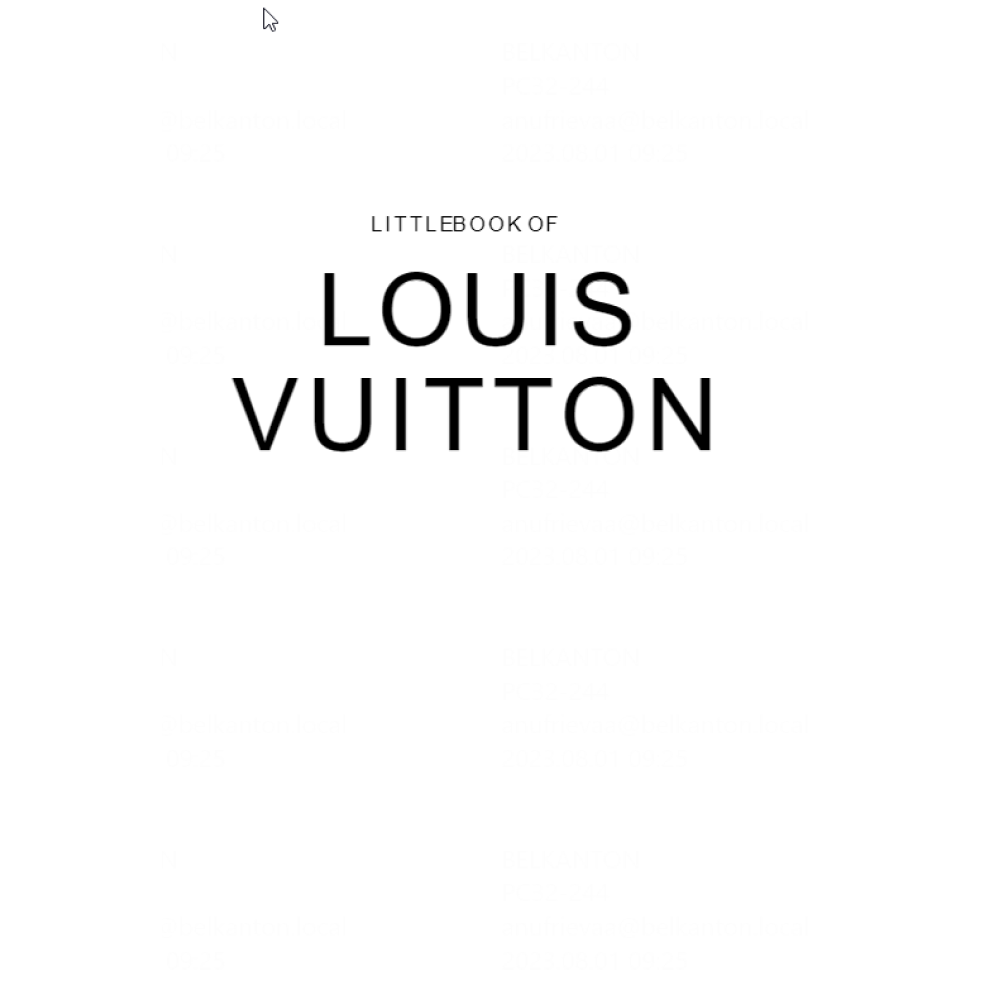 Книга на английском языке "Little Book of Louis Vuitton: The Story of the Iconic Fashion House", Homer K.