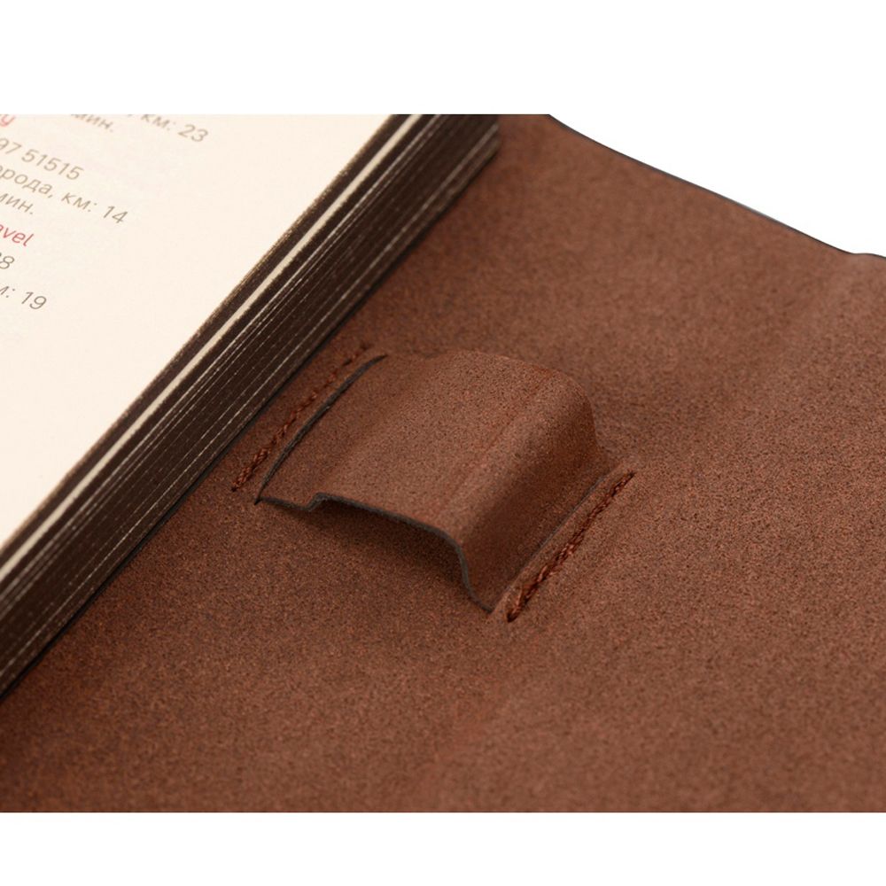 Ежедневник недатированный "Waltz", А5, 272 страницы, бордовый - 6