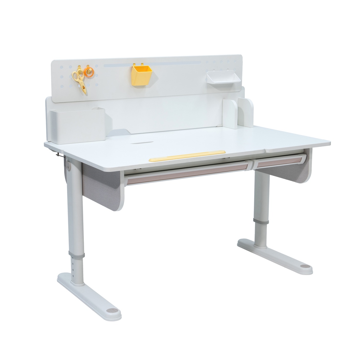 Полка Ergosmart Wooden Space, 1150х382 мм, с подставкой для книг - 4