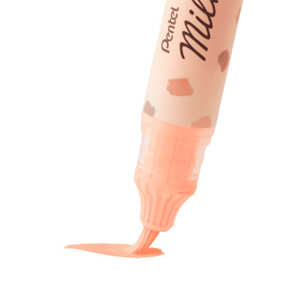 Маркер-кисть "Milky Brush", оранжевый пастельный