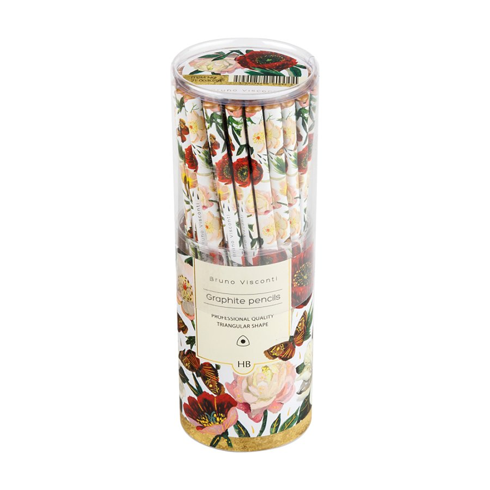 Карандаш простой "Flora.Пионы", HB