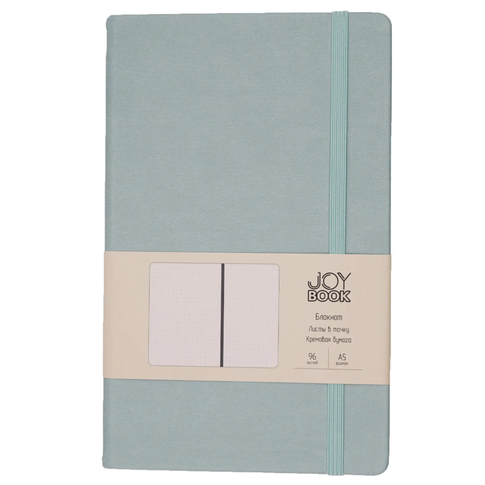 Блокнот "Joy Book. Мятное мороженое", А5, 96 листов, точка, мятный