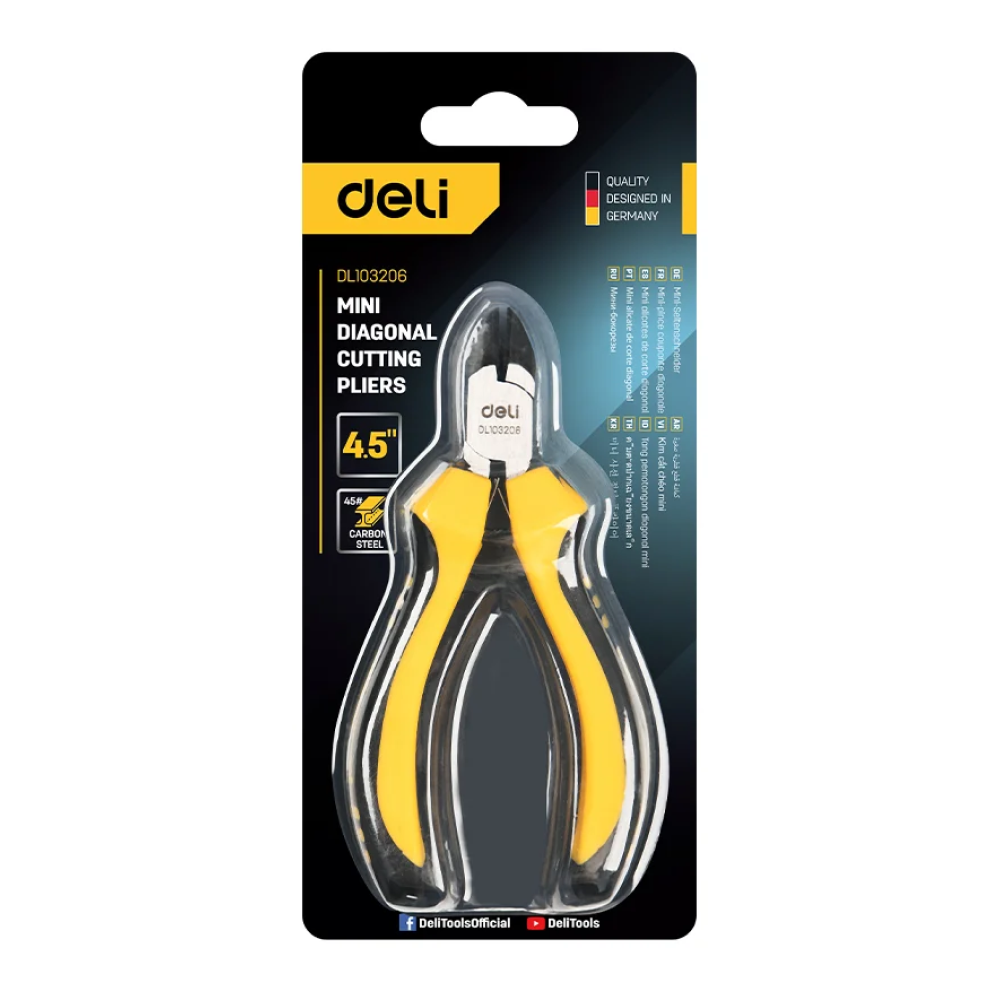 Мини-бокорезы Deli YS EDL103206, 110 мм - 7
