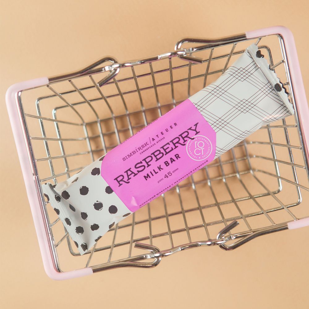 Шоколадный батончик "Simbirsk Atelier. Berry Milk Bar", 45 г