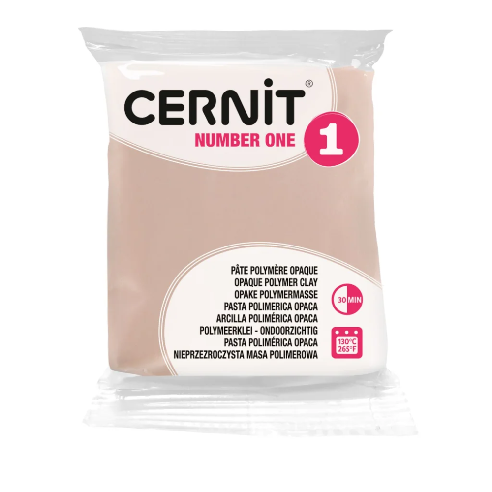 Полимерная глина "Cernit № 1 (Number One)", 56 г, 425 телесный