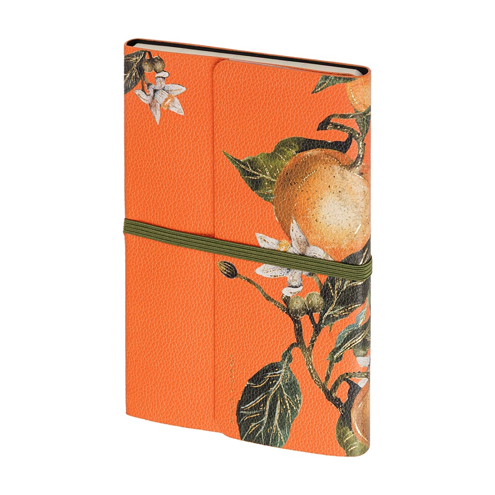 Ежедневник недатированный "Fauna. Paradise. Oranges", А5, 192 страниц, линейка, оранжевый