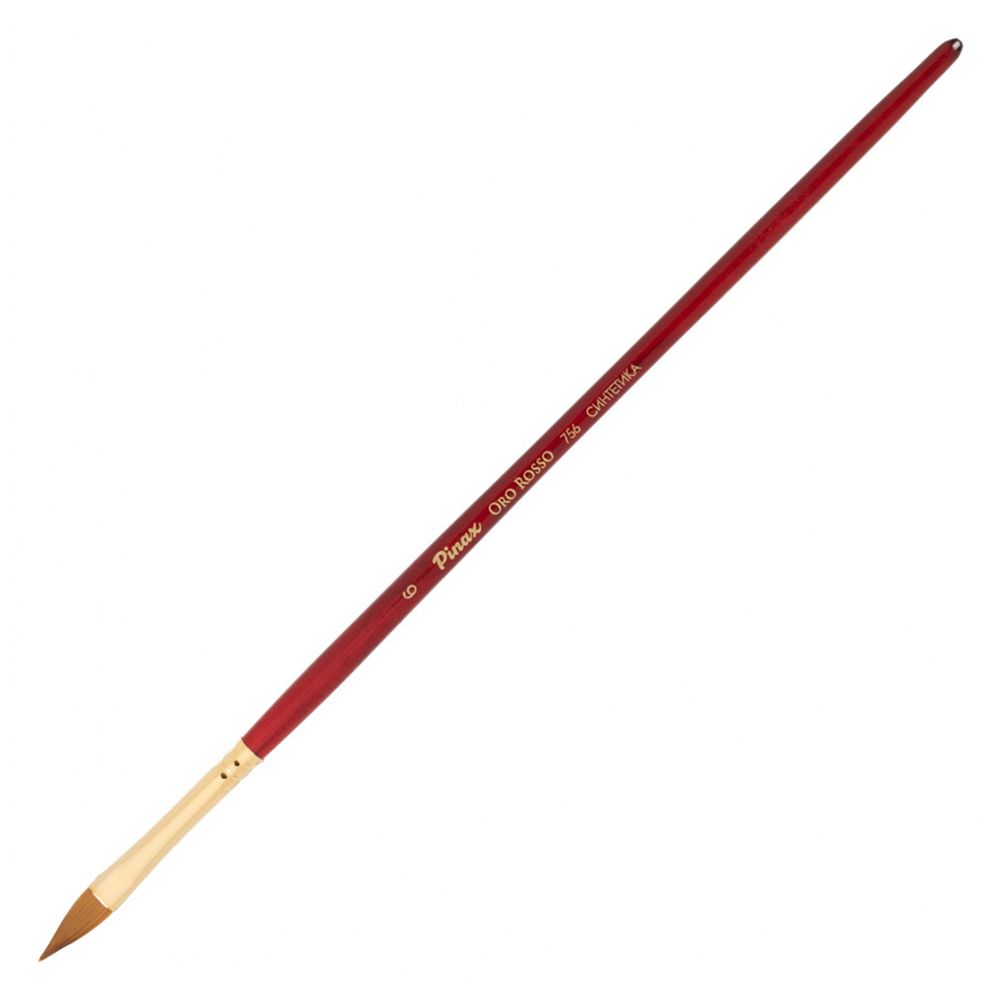 Кисть для рисования "Pinax ORO ROSSO", синтетика, "кошачий язык", №6