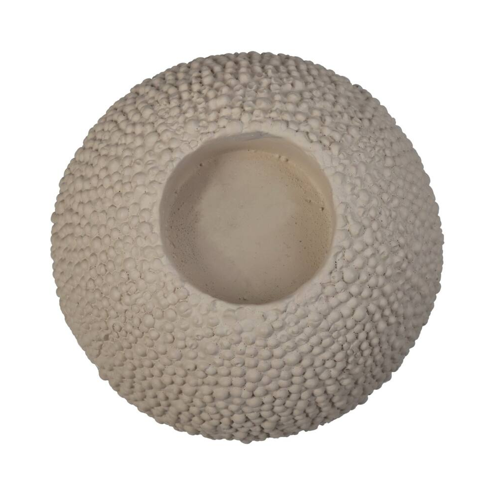 Подсвечник "Candle Holder Ivory", бетон, слоновая кость - 4