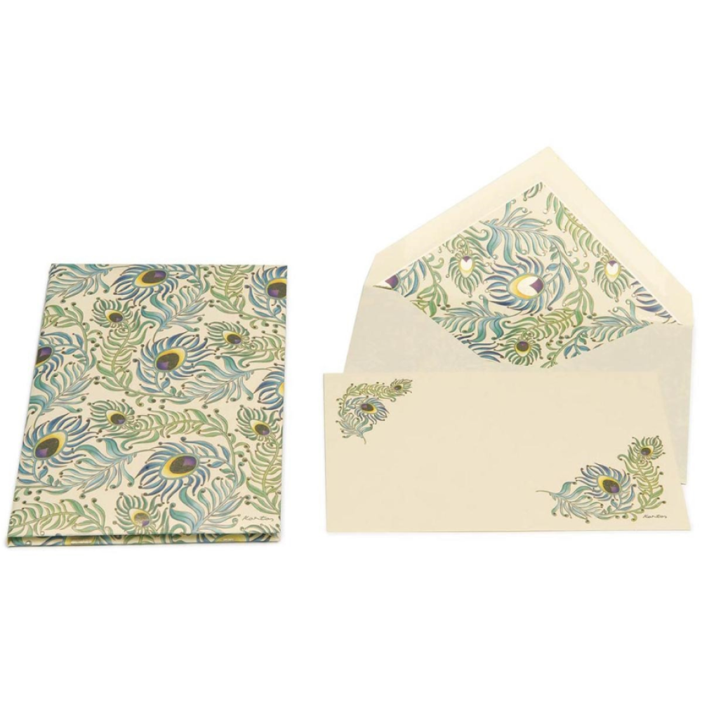 Набор бумаги почтовой Kartos "Peacock Blocchetto medio"