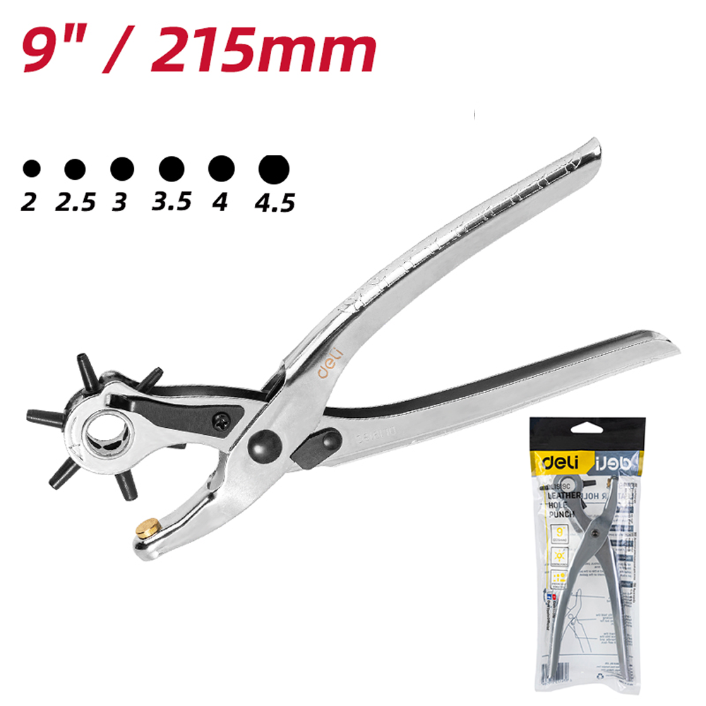 Пробойник Deli YS EDL1919C, 215 мм, 2-4,5 мм, металлический - 10