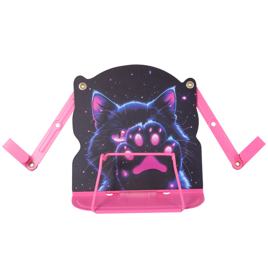 Подставка для книг "Cosmo Cat", черный, розовый